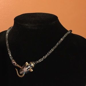 Black Panther,Collar Necklace, BetsEy Johnson, NWT
